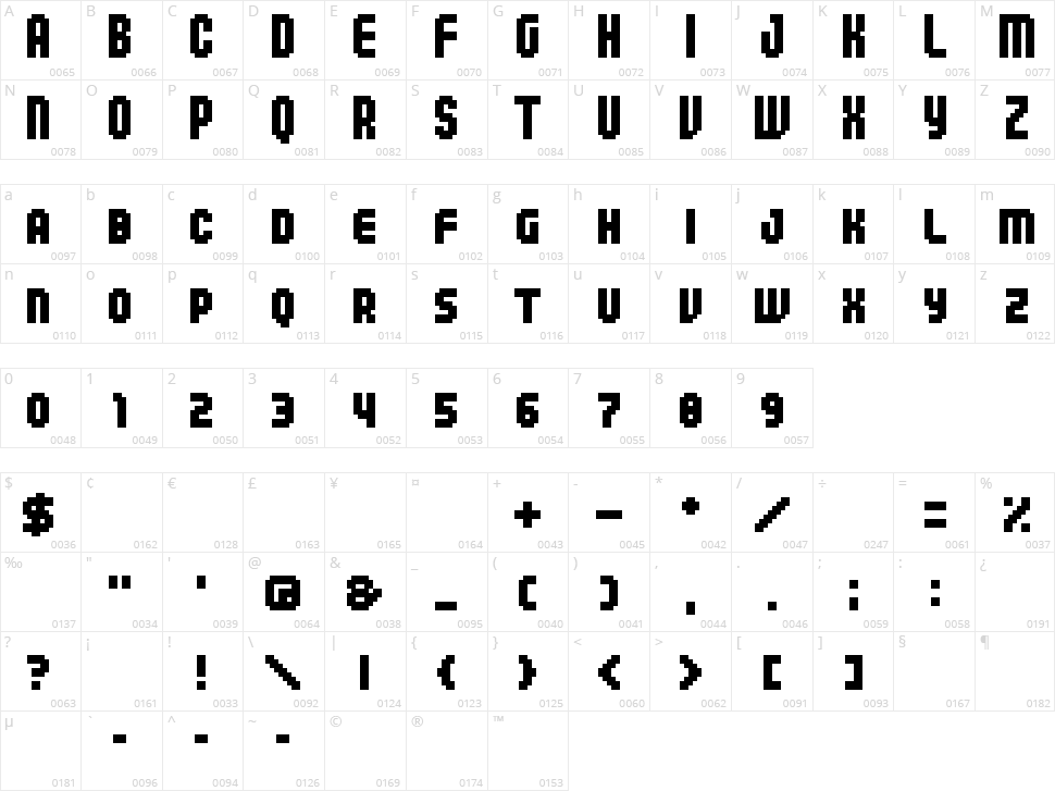 04b_25 Character Map