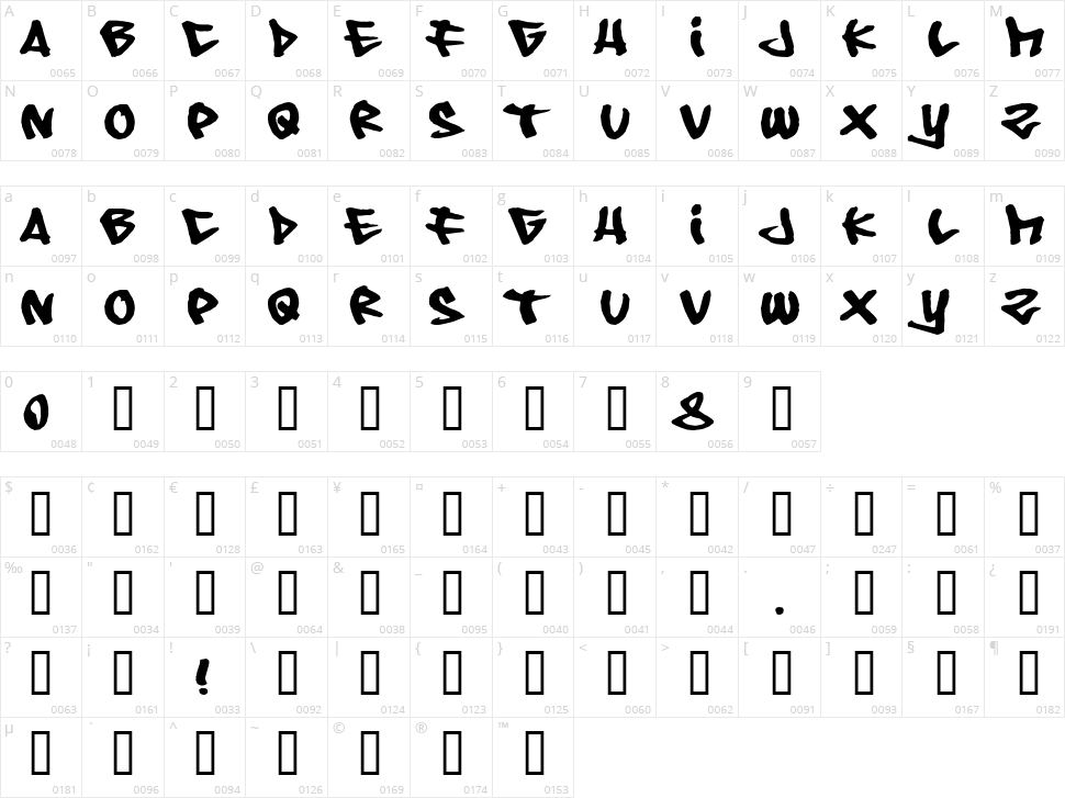 08 Underground Character Map