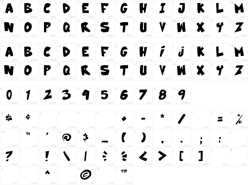 30 Pack Girl Character Map