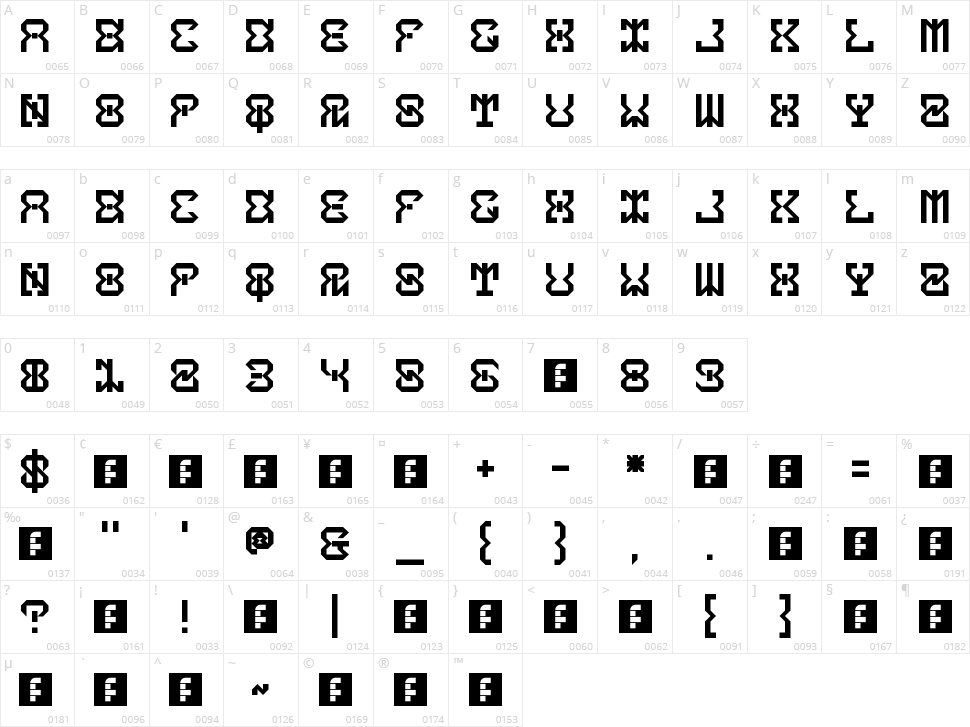 5 Drop That Bass! Character Map