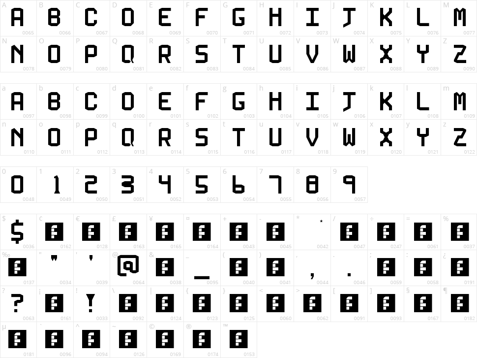 5 Kallum Sans Neue Character Map