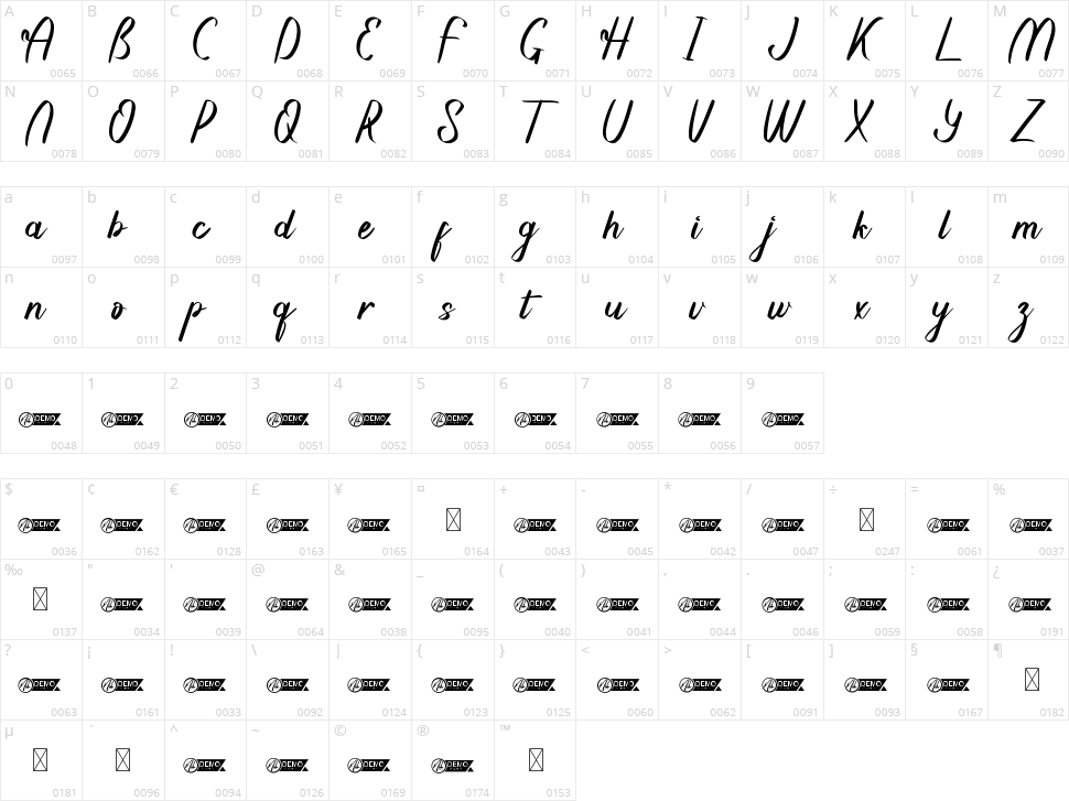 Afternoon Walk Character Map