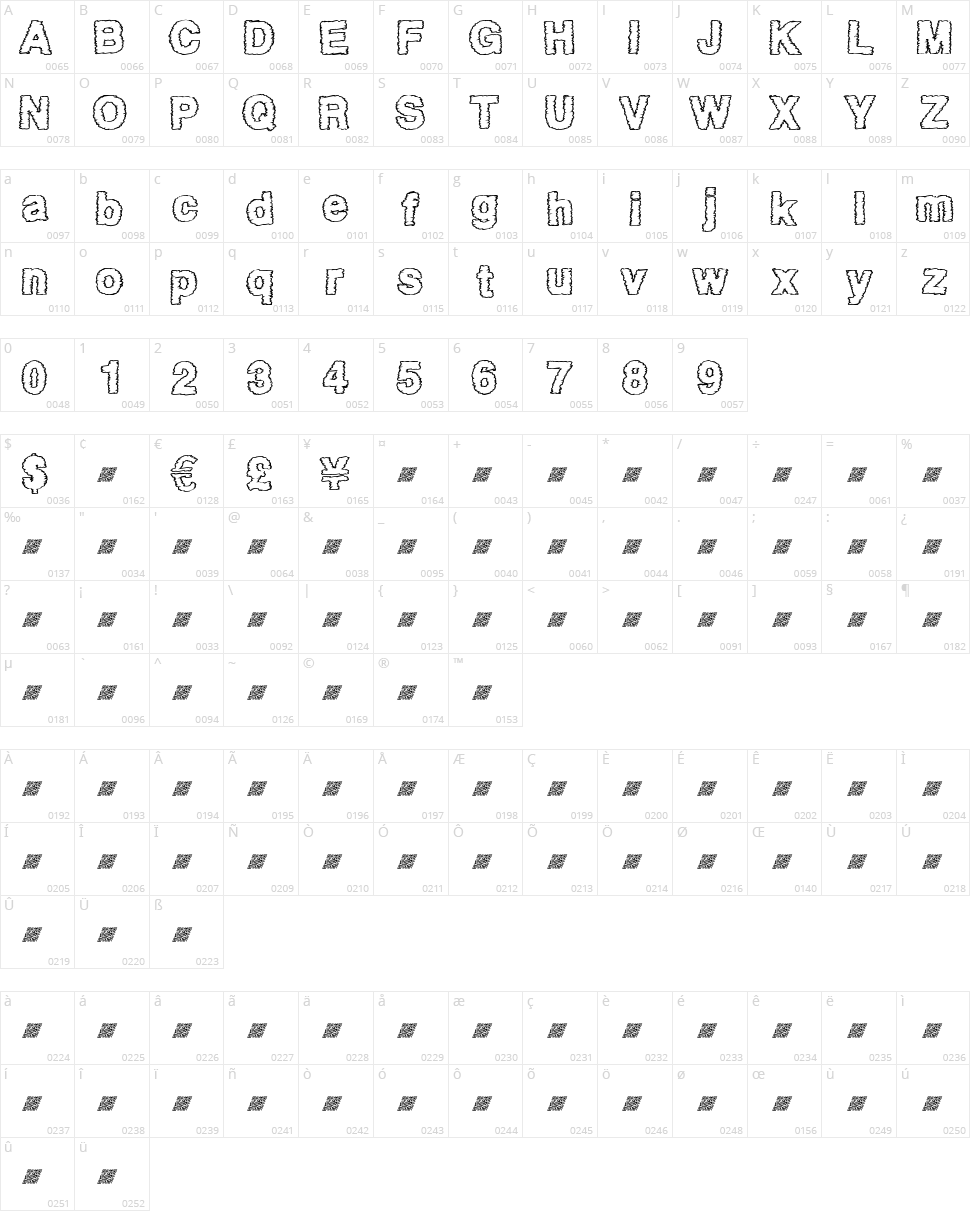 After Work Character Map