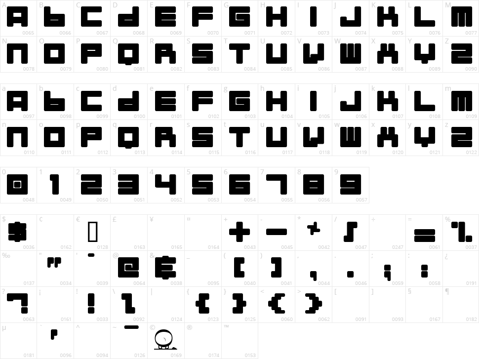 Almanaque Character Map