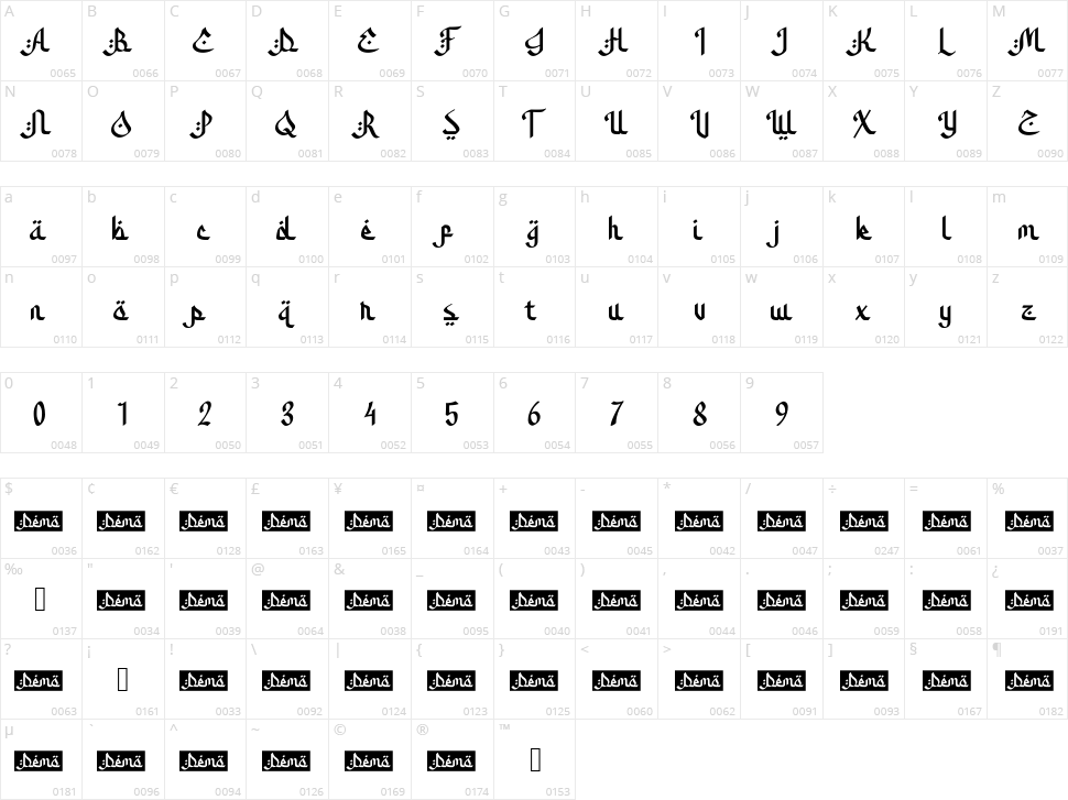 Amazing Ramadhan Character Map