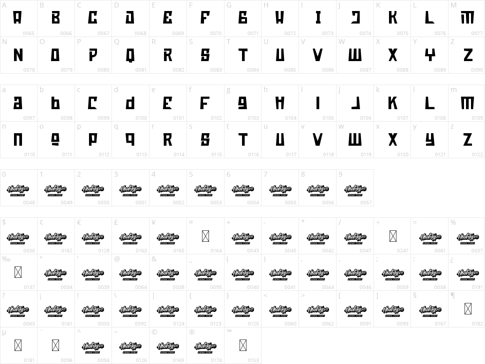 Ancient Park Character Map