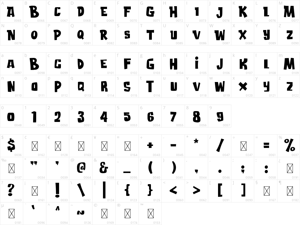 Attack Of Monster Character Map