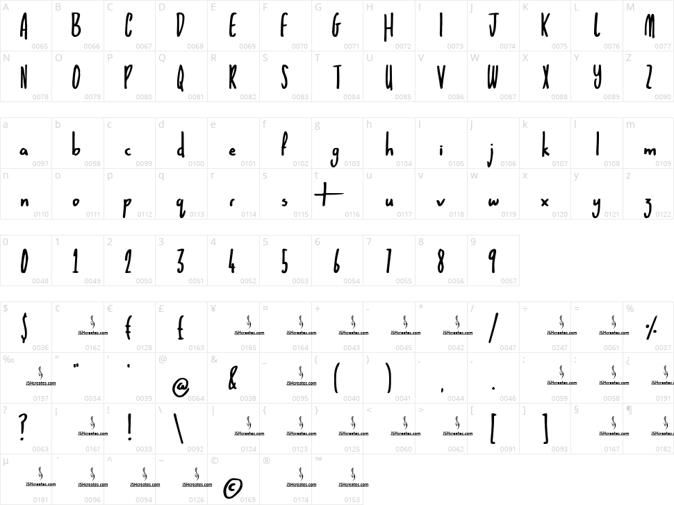 Autumn Sunrise Character Map