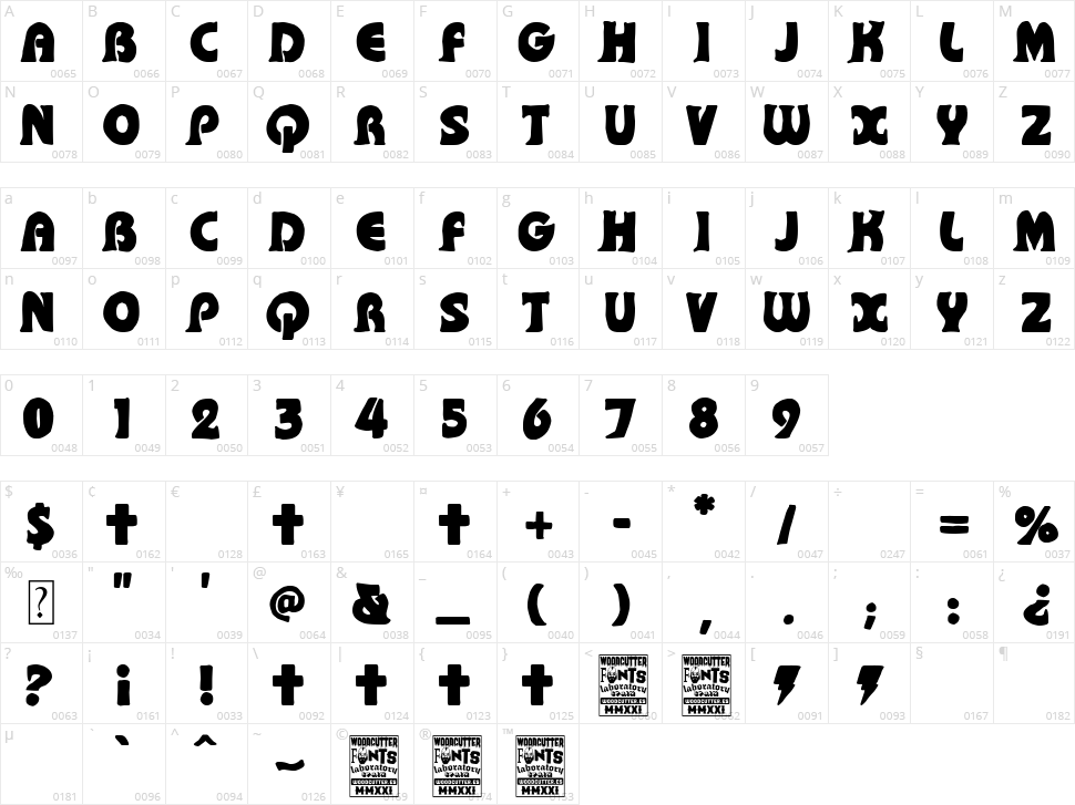 Bad House Character Map