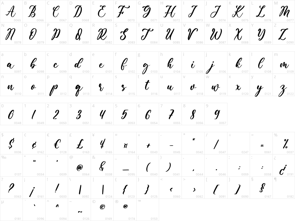 Beauty Flower Character Map