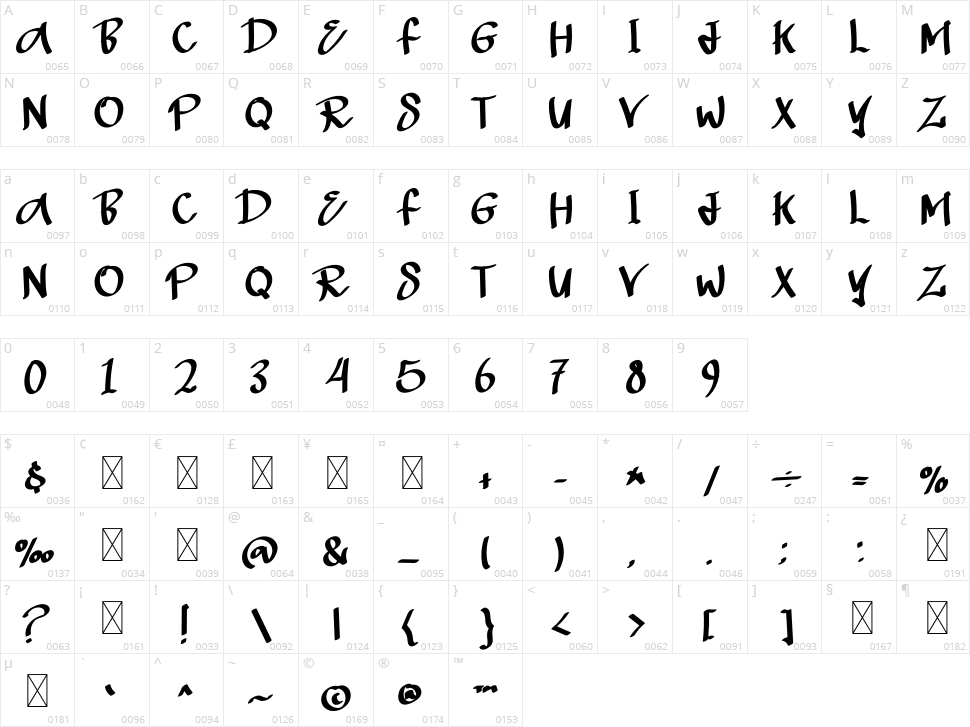 Black Legal Character Map