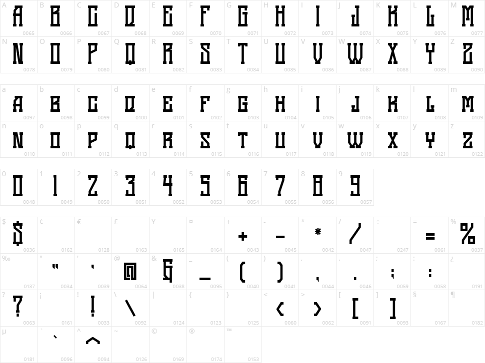 Black Squad Character Map