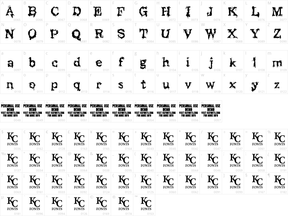 Black Asylum Character Map