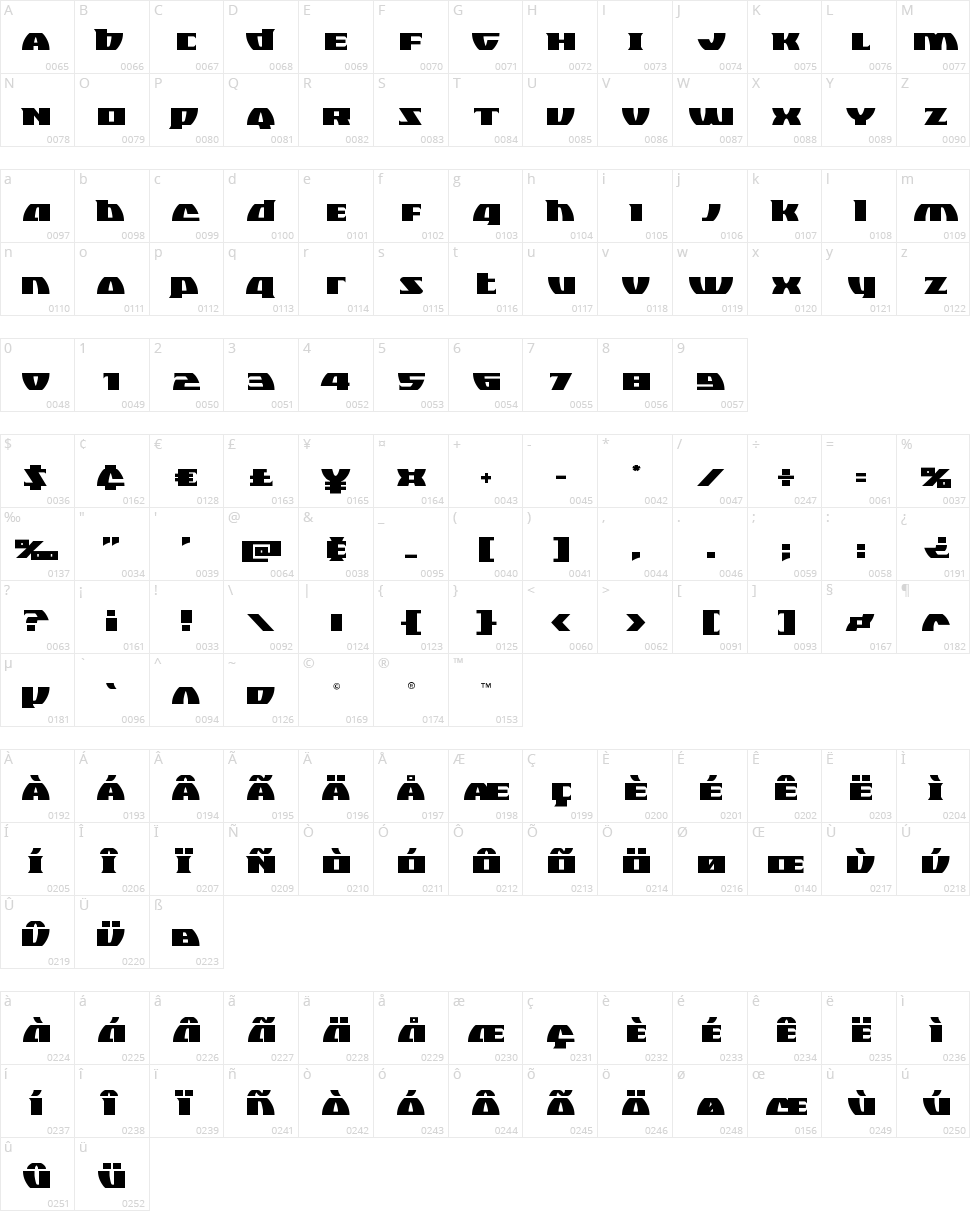 Black Bishop Character Map