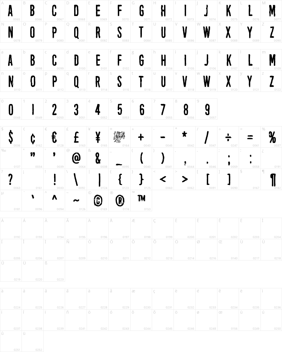 Black Owl Character Map