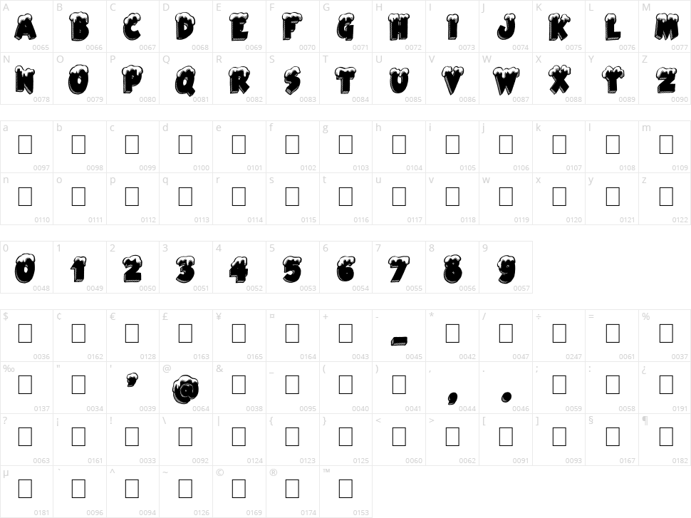 Black Santa Character Map