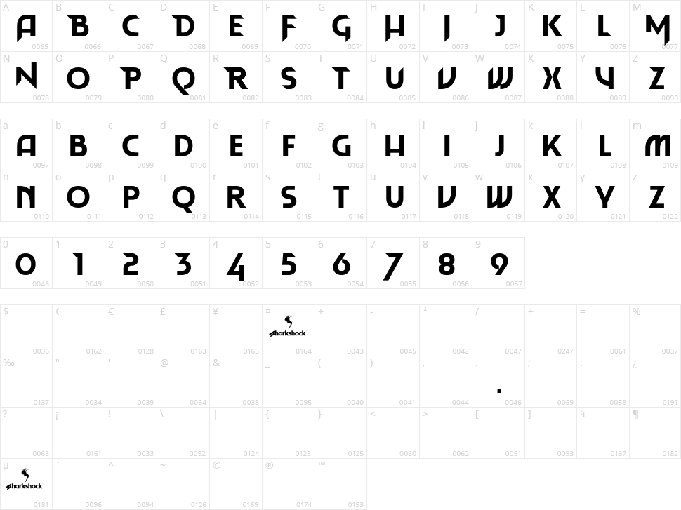 Blast Dragon Character Map