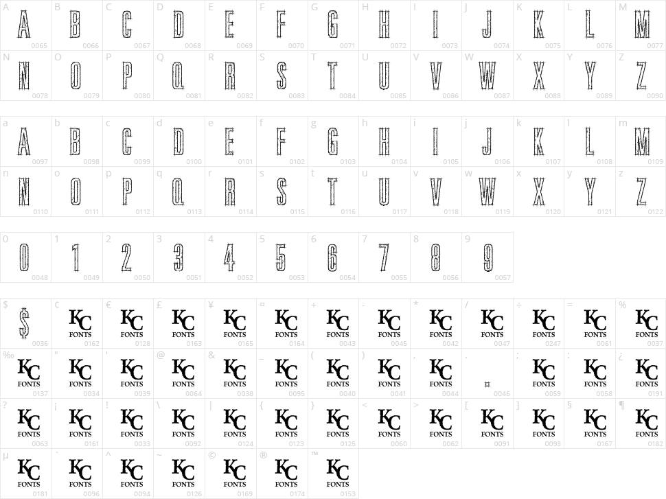 Bluprint Character Map