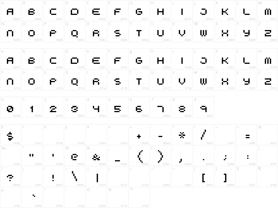 Boo City Character Map