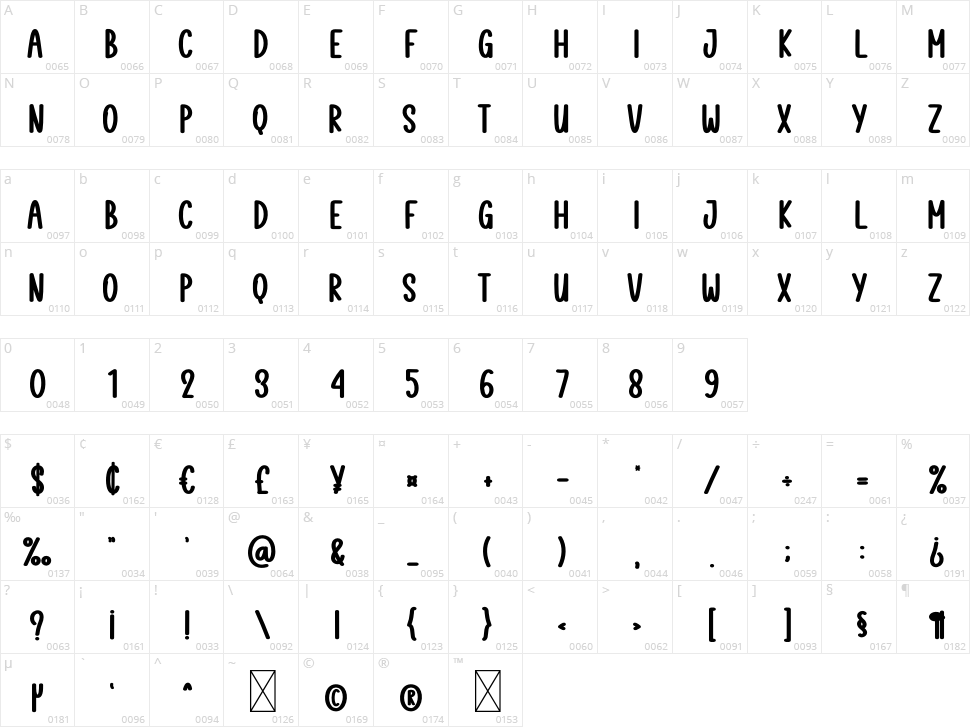Book Mockup Character Map