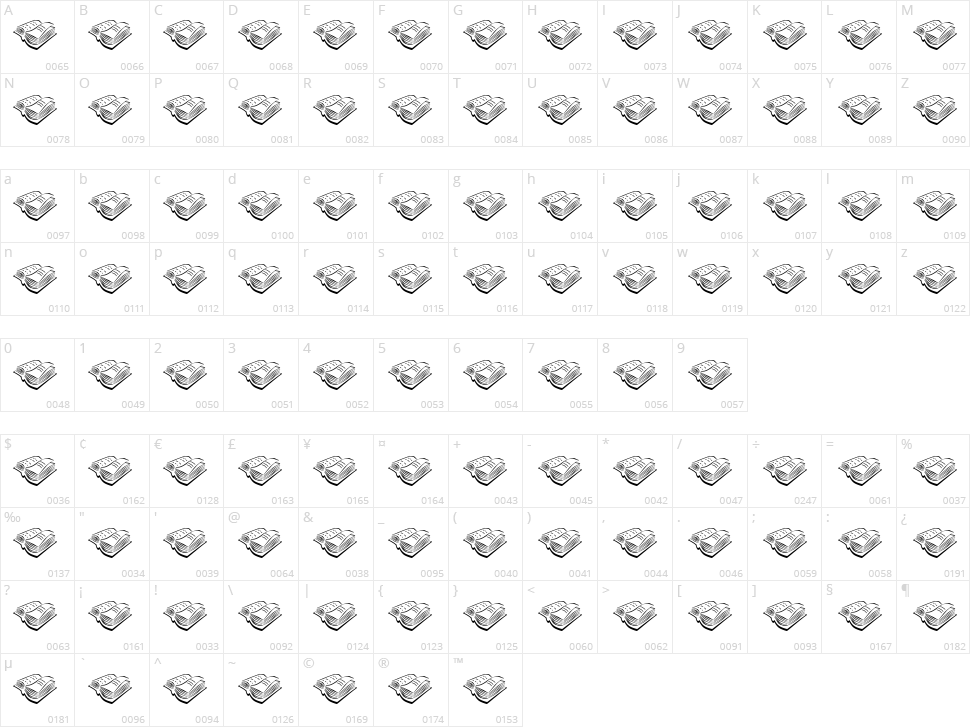 Book Stamps Figure Character Map