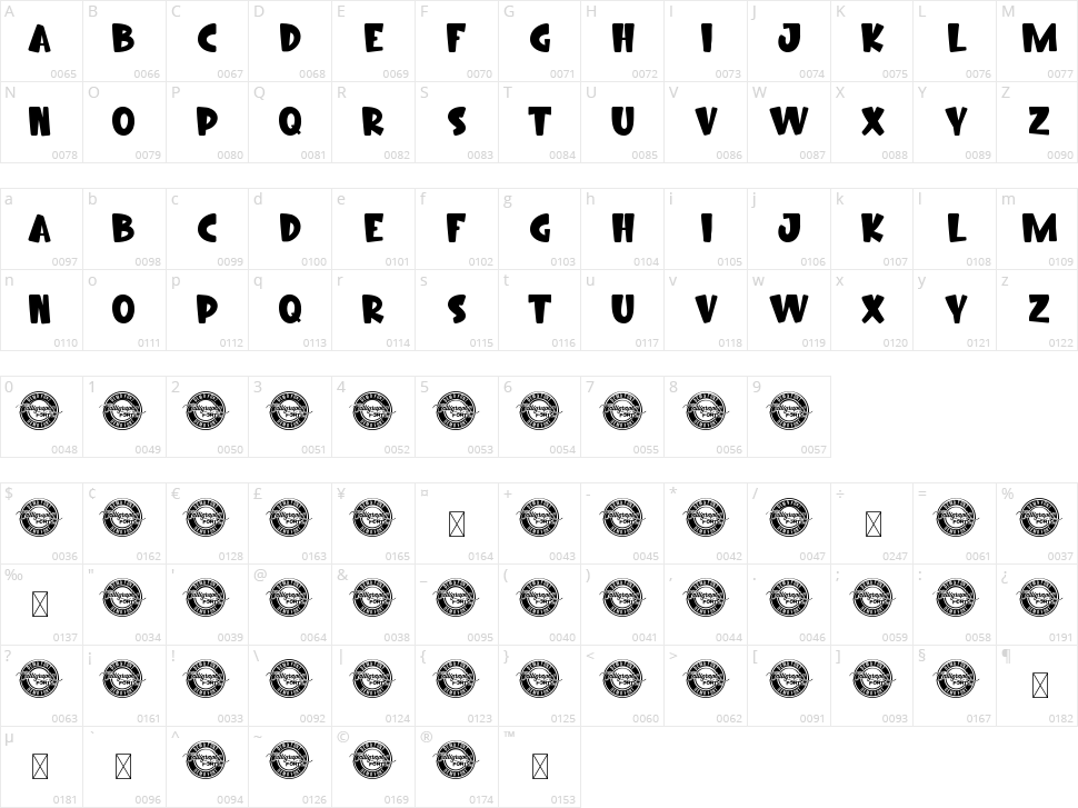 Brownie Cream Character Map