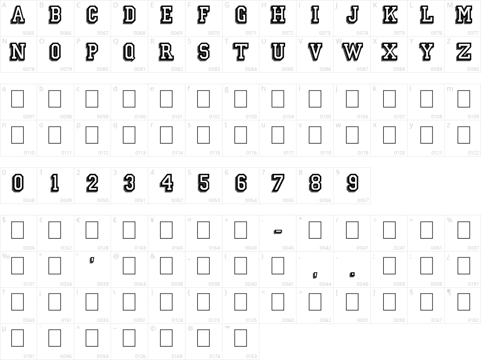 Campus Relief Character Map