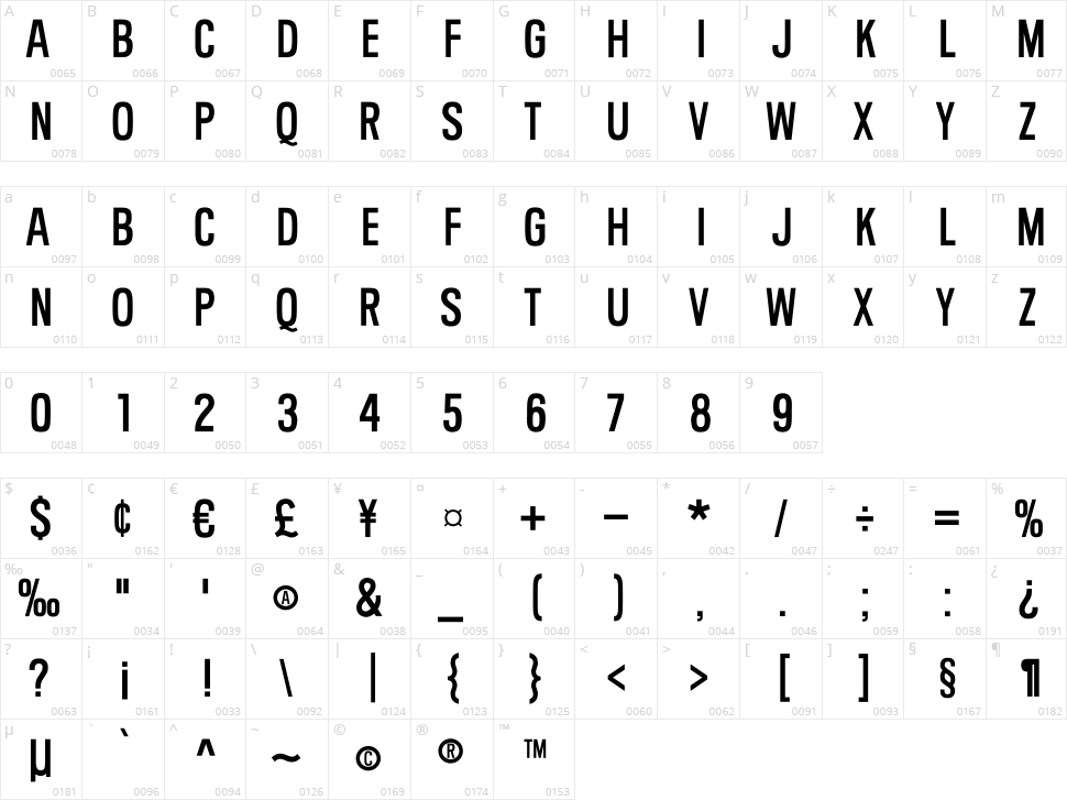 Caver Pitalsal Character Map