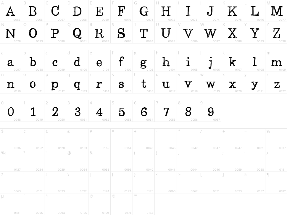 CF Back to School Character Map
