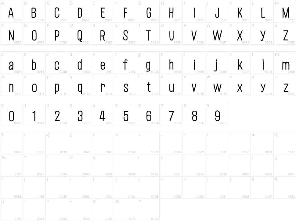 CF La belle Helene P Character Map