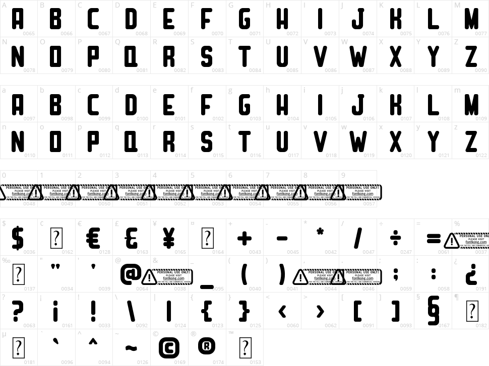 Cheerfull Character Map