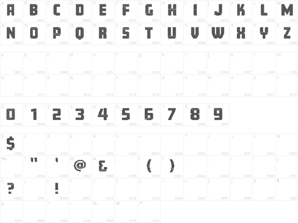 Christmas Knitted Character Map