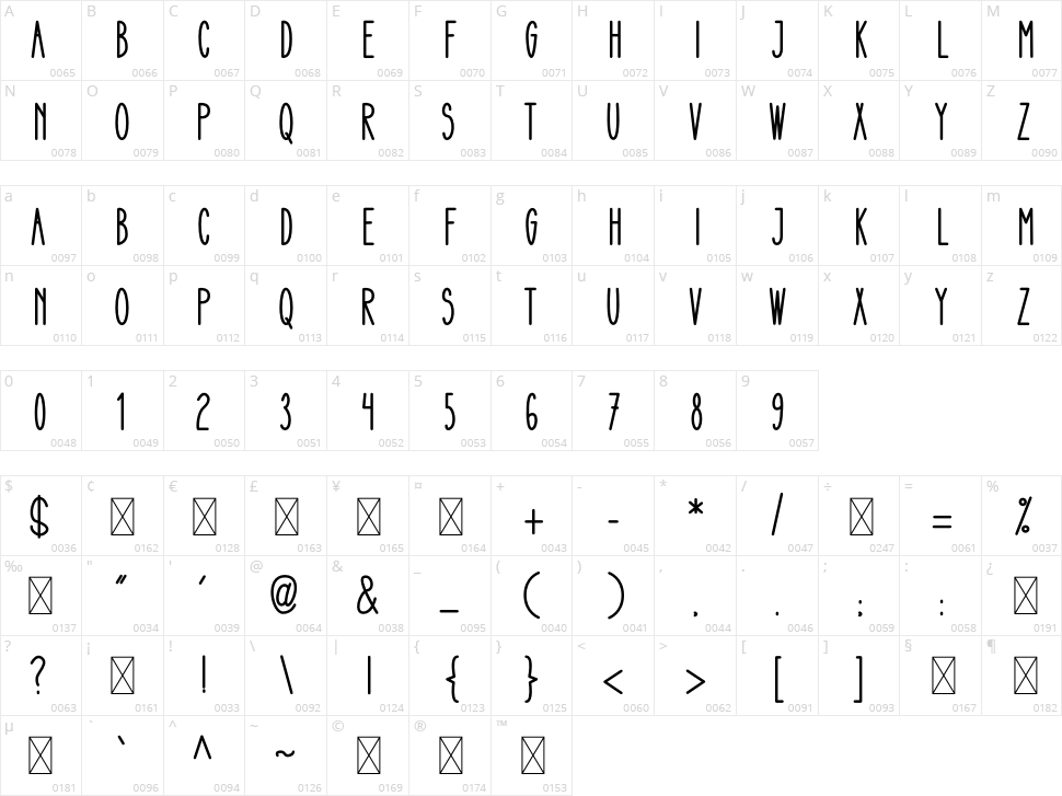 Christmas Light Character Map