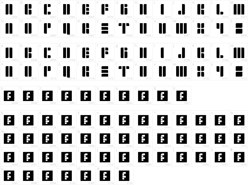 Copper Four Character Map