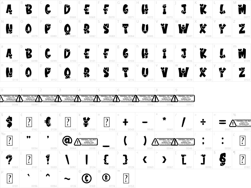 Couple Valentine Character Map