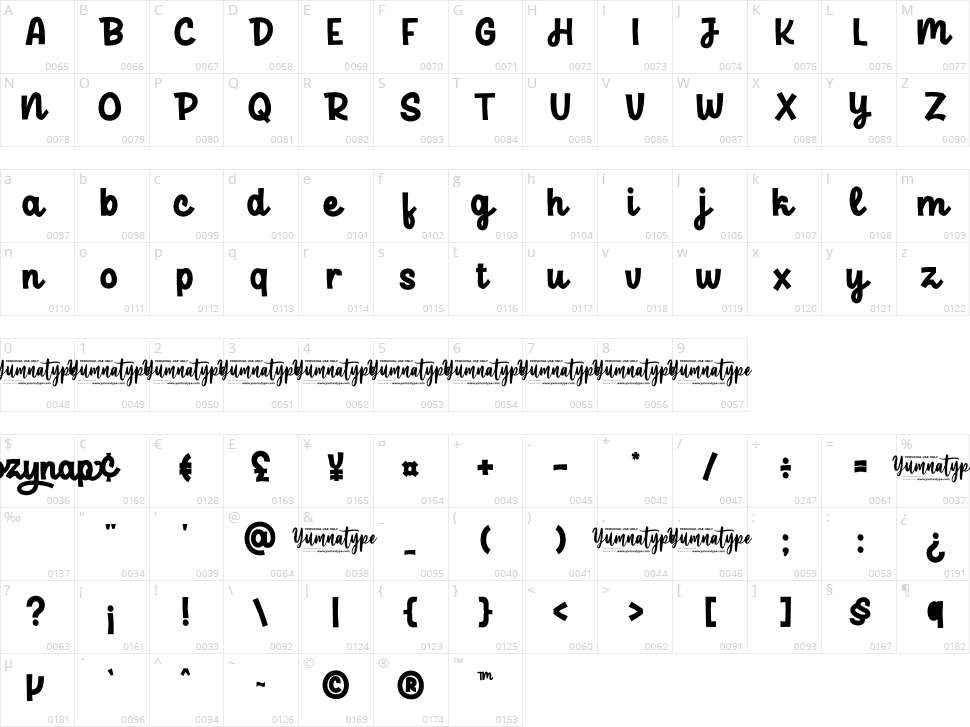 Cozy Nap Character Map