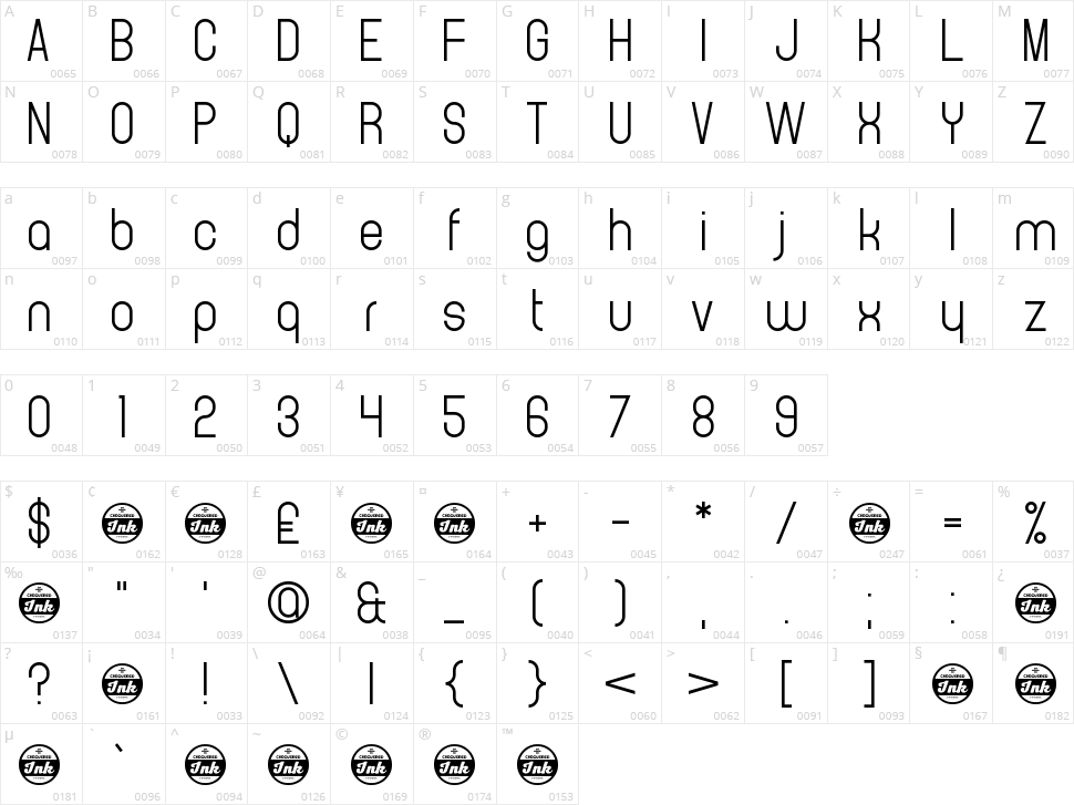 Crystal Cathedral Character Map