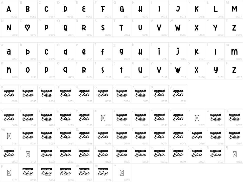 Cute Lovely Character Map