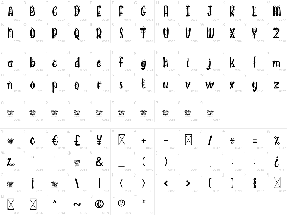 Cute Snow Character Map