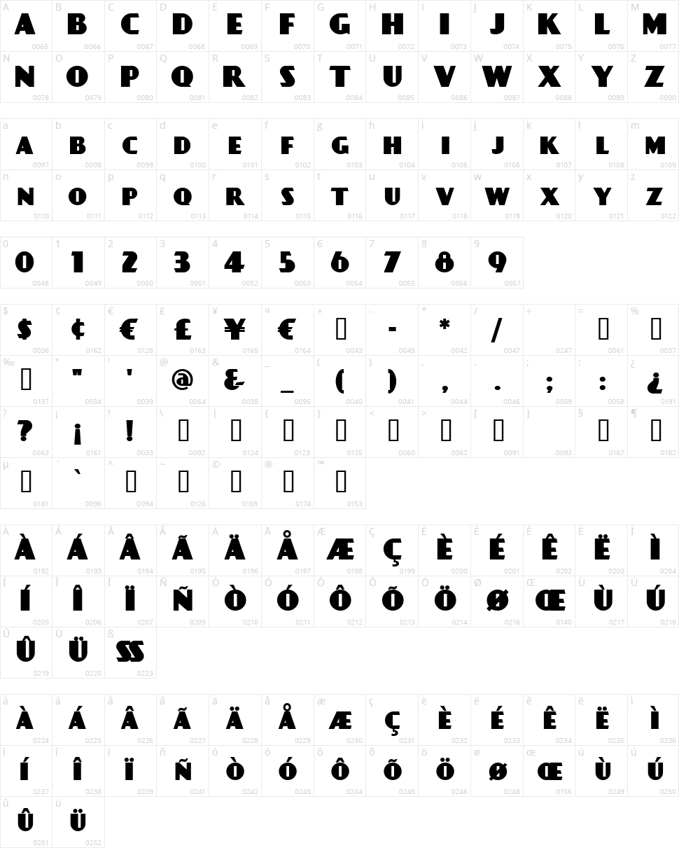 Day Poster Black Character Map