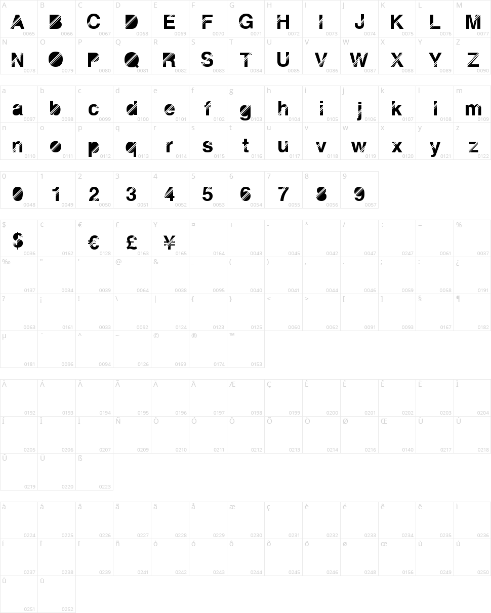 Disco Night Character Map