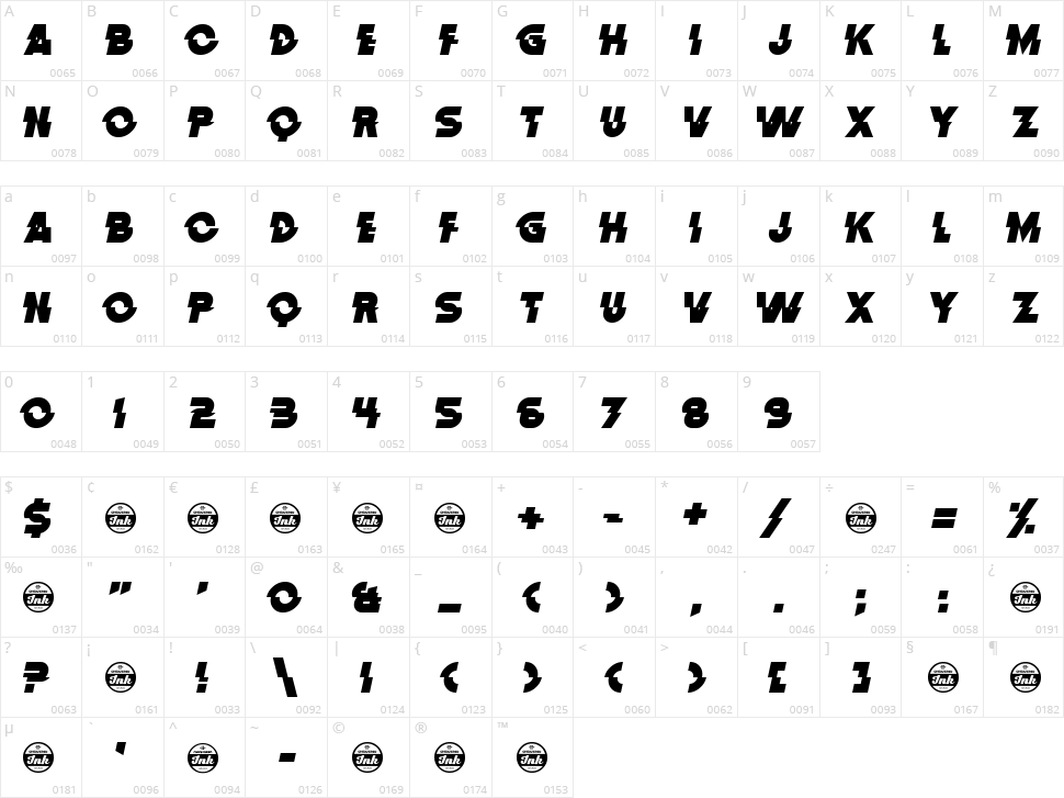 Distortion Dos Analogue Character Map