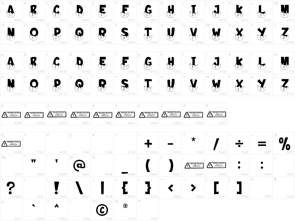 Egg Dino Character Map