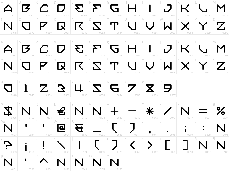 Embezzler Character Map