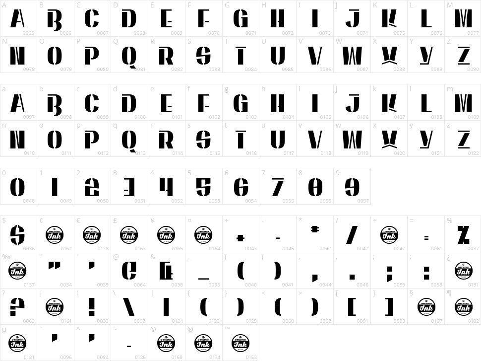 Energetic Star Character Map