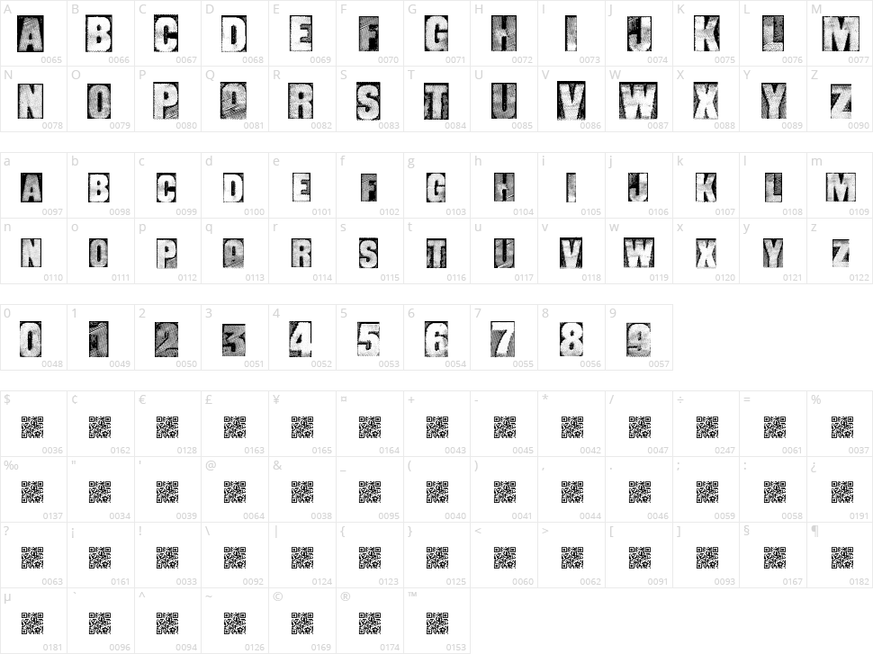 Escape Great Character Map