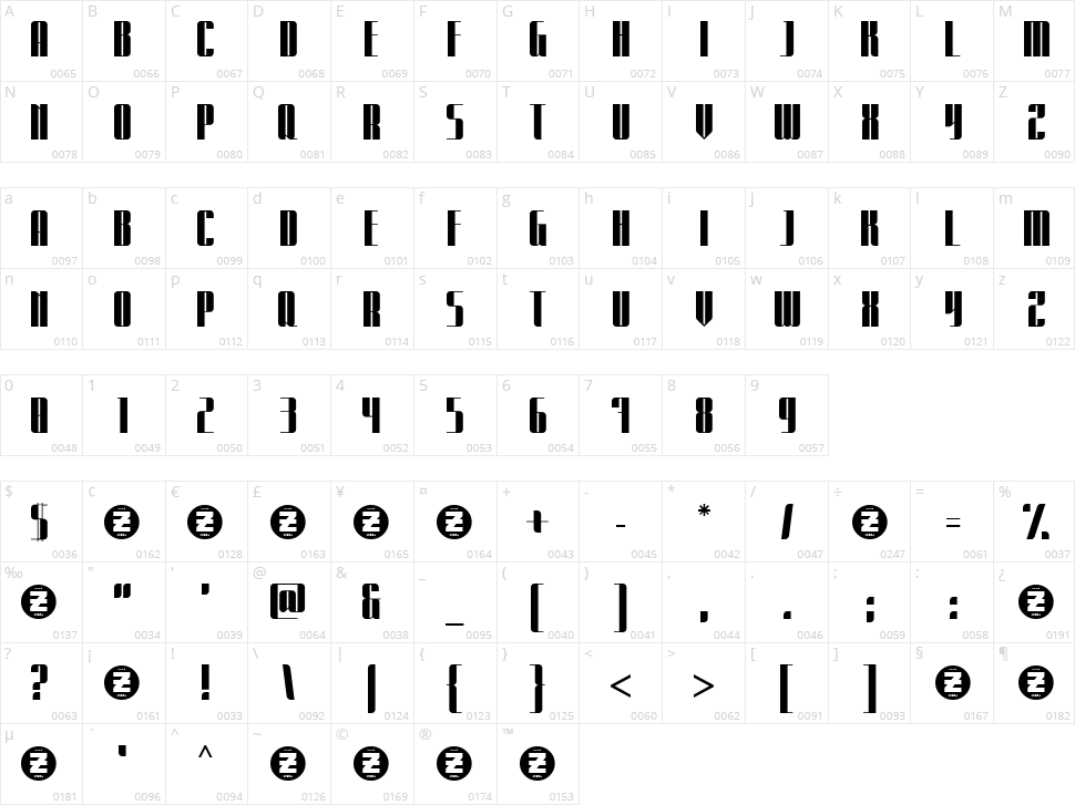 Expatriate Character Map