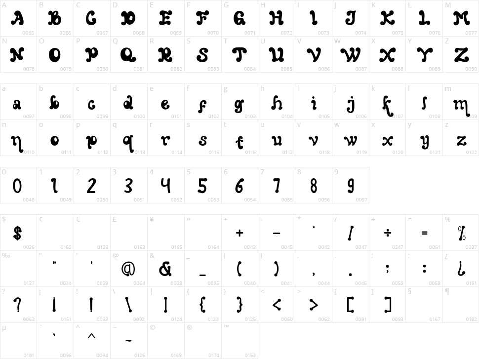 Fine Winter Character Map