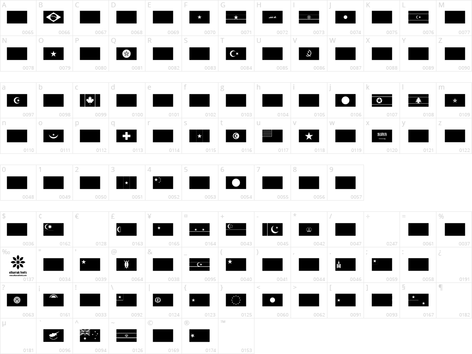 Flags Color World Character Map