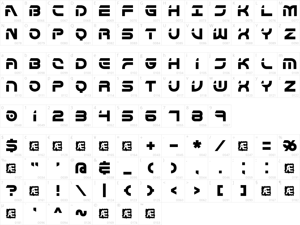 Flipside Character Map